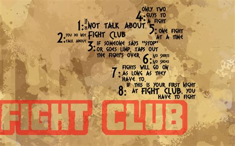 what are the rules of fight club